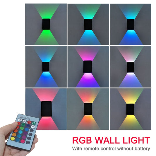 RGB LED Wall Light